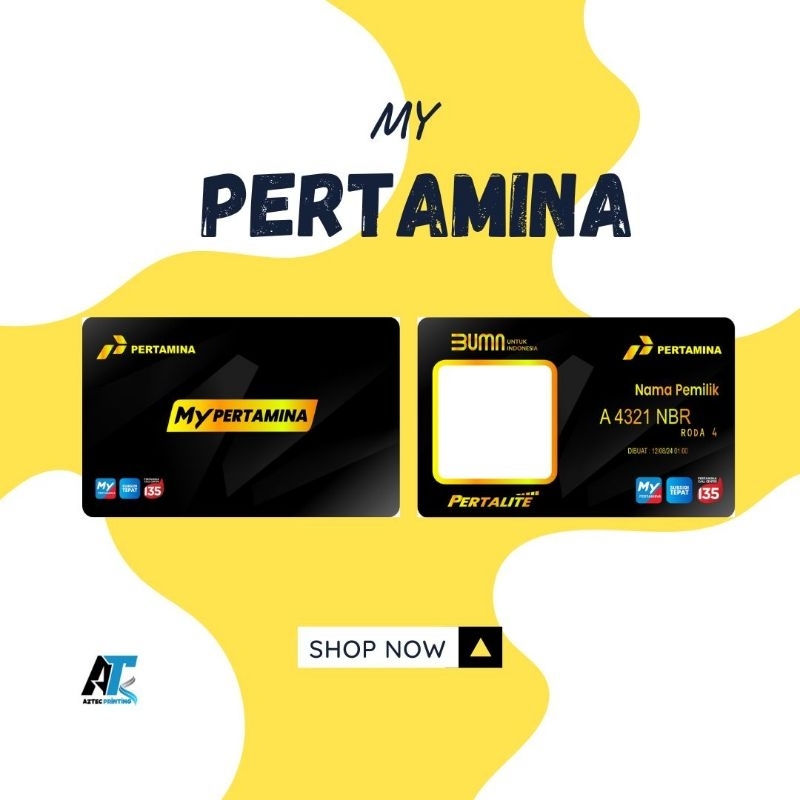 

Kartu My Pertamina Bahan PVC