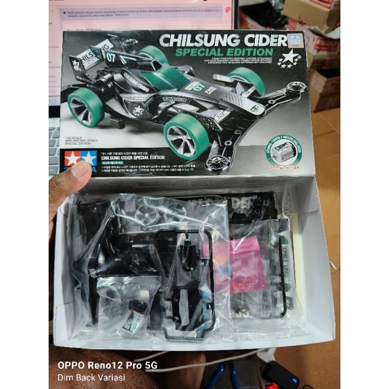 Tamiya 92439 Shadow Shark Chilsung Cider Special Limited Edition ( Minus Ban Doang, Sisanya kumplit 