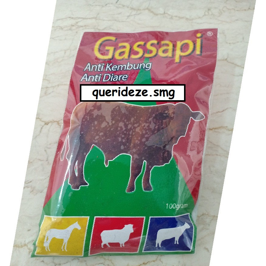 GasSapi 100gram - Obat Kembung Diare Serbuk untuk Ternak Sapi gas sapi