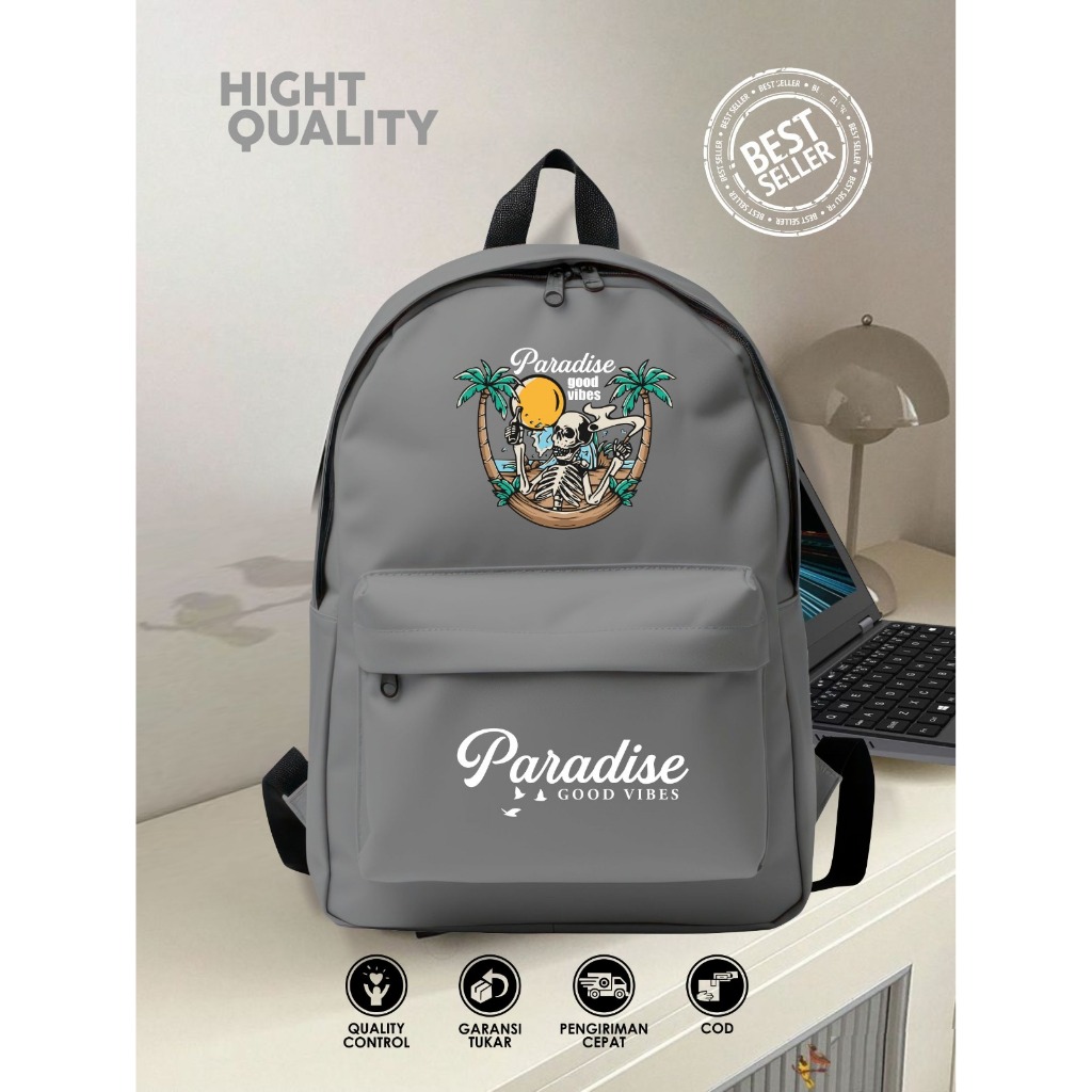 Tas Ransel Pria Wanita Terbaru - Tas Ransel Laptop Distro - Tas Ransel Sekolah Kekinian