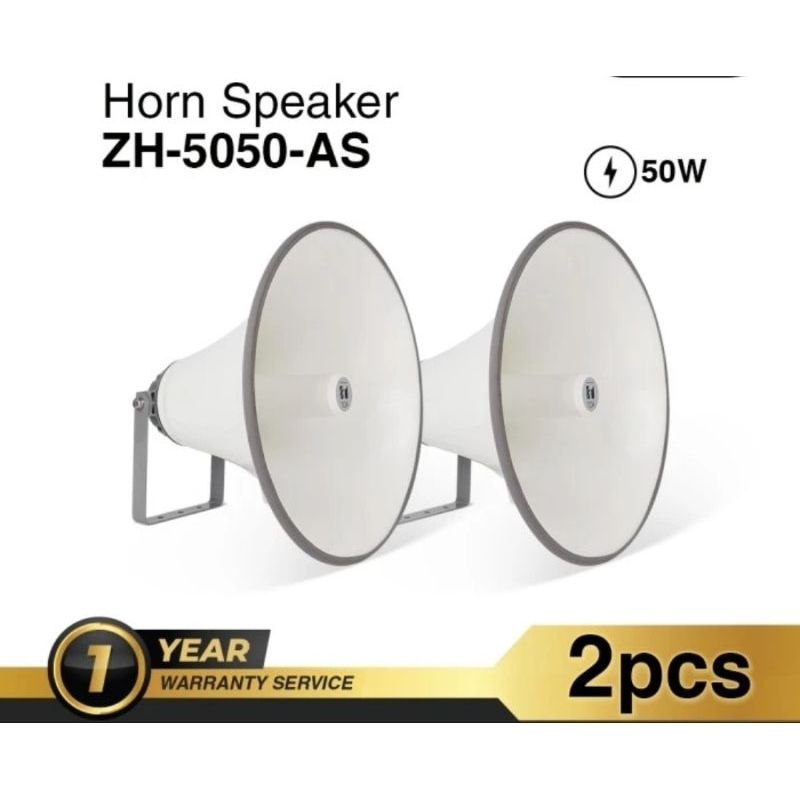 TOA Bundling 2 Pcs ZH 5050 AS HORN Speaker 50 Watt