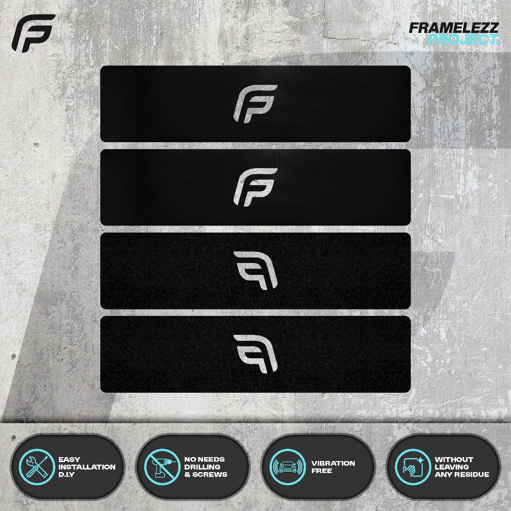 Lotto hearts - Dudukan Clean Look /Dudukan Plat Mobil tanpa bingkai /Dudukan Plat tanpa Frame /