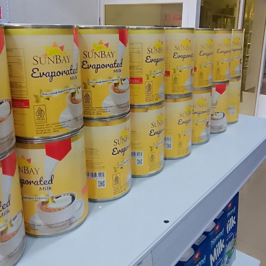 

Susu Evaporasi Evaporated Milk SunBay 380 gram