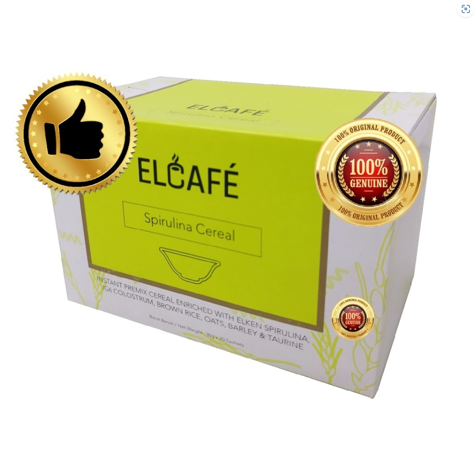

ELCAFE SPIRULINA CEREAL - PENGGANTI OYES CEREAL