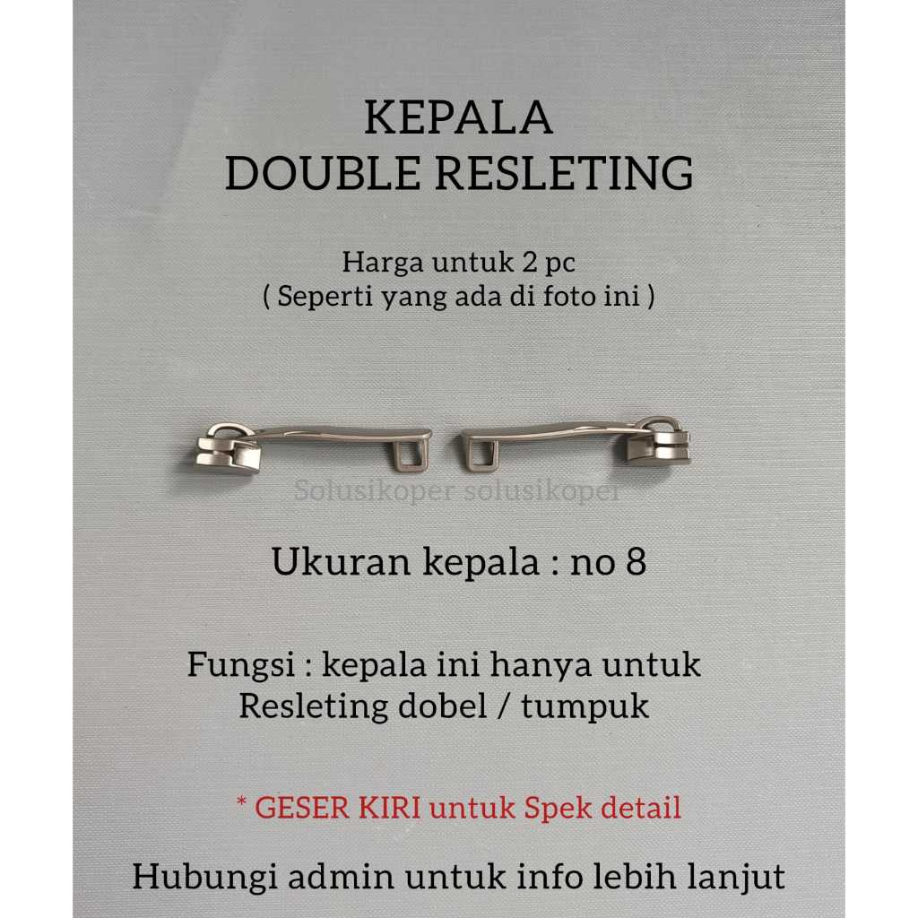 KEPALA RESLETING KOPER, KEPALA DOBEL RESLETING, KEPALA KOPER DOBEL