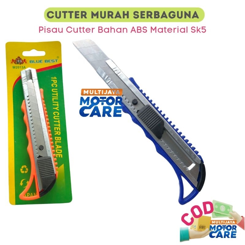 

BLUE BEST Cutter Gagang ABS Pisau Potong