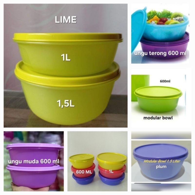 Modular bowl tupperware