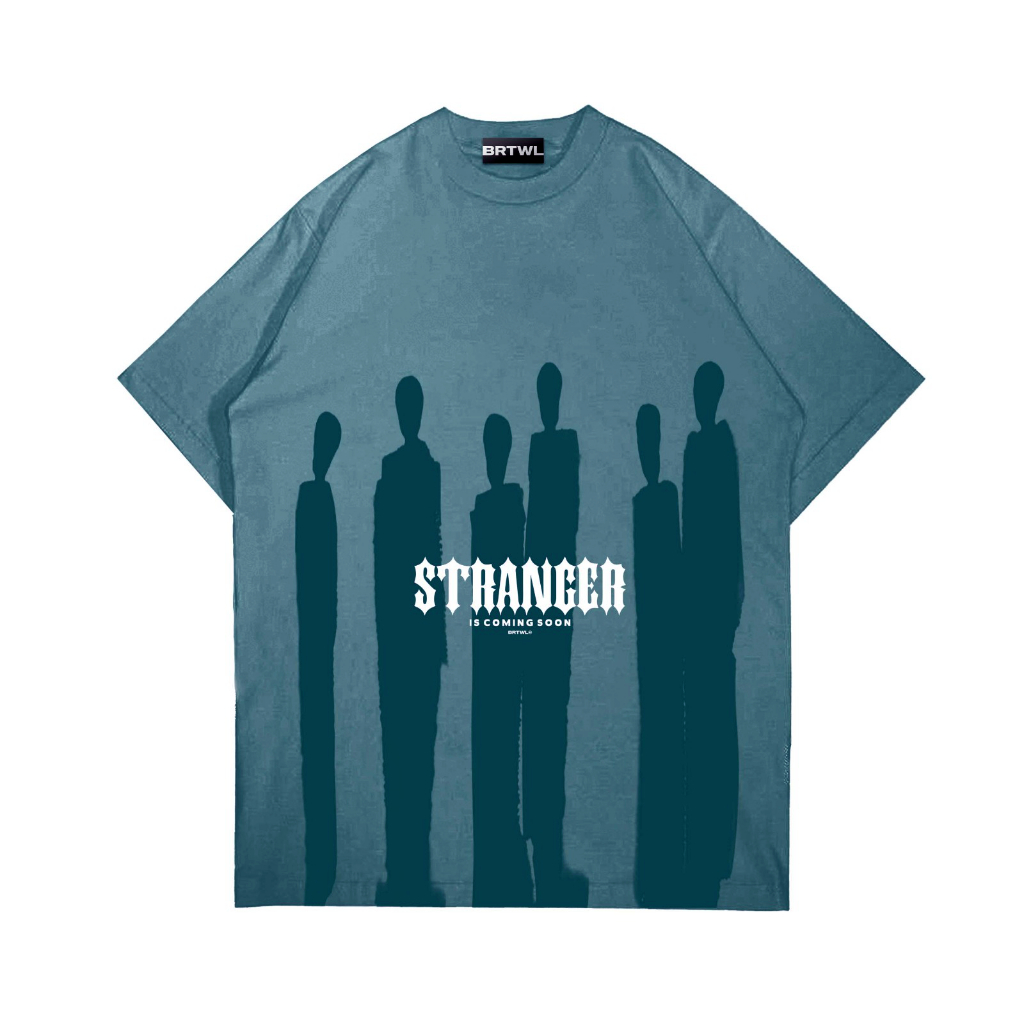 BRTWL Kaos Oversize Unisex | T Shirt Heavy Cotton 16s - Stranger Blue Stone Series