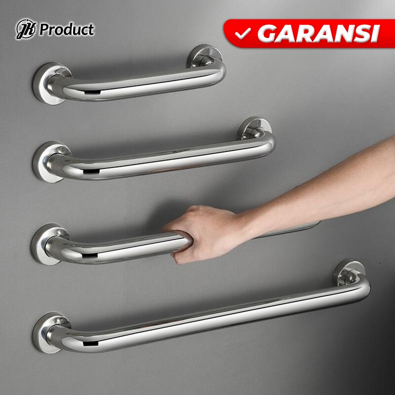 Pegangan Kamar Mandi Orang Tua Handle Dinding Pipa Gagang Tangan Stainless Steel