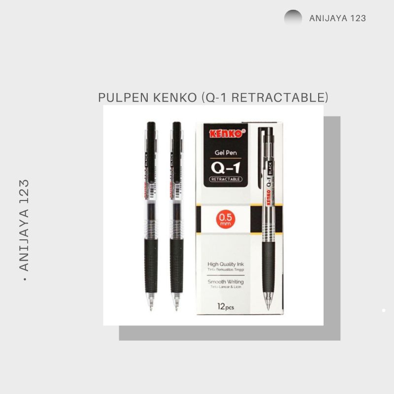 

Pulpen/ Pena Tulis Merk Kenko (Q-1 Retractable)