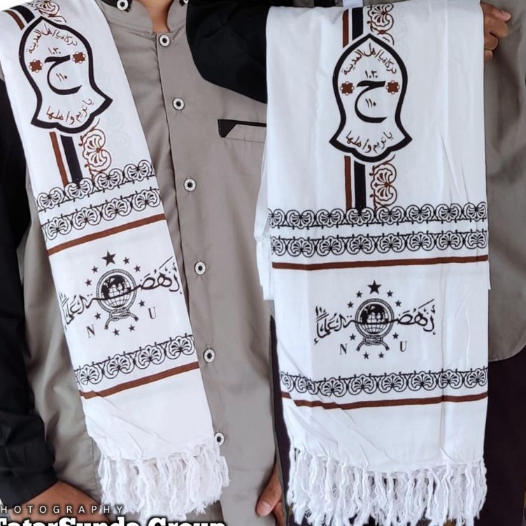 KODE F47R Terbaru Sorban Ridak Arida Motif Logo NU news kombinasi Trompah Serban NU Serban Rida Serb