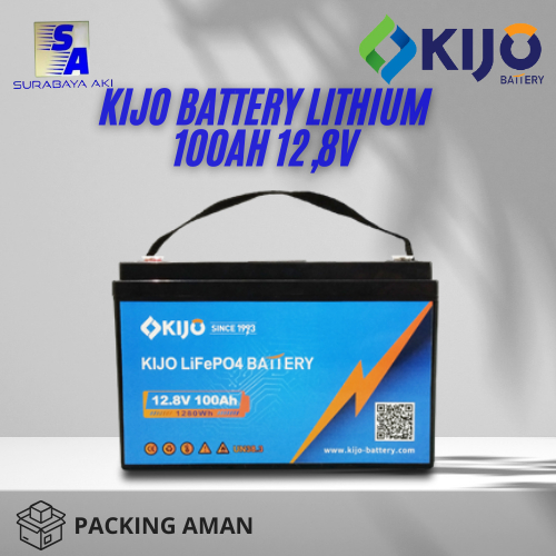 KIJO BATTERY LITHIUM 100AH 12,8V - BATERAI LITHIUM KIJO 100AH 12,8V ORIGINAL