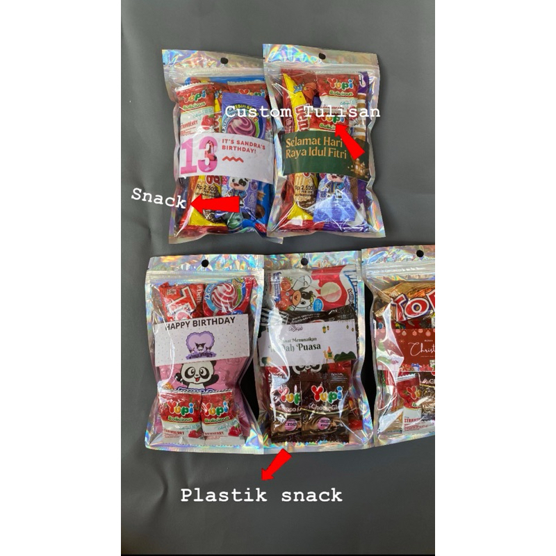 

MINI GIFT SNACK / BUNGKUS ULANG TAHUN