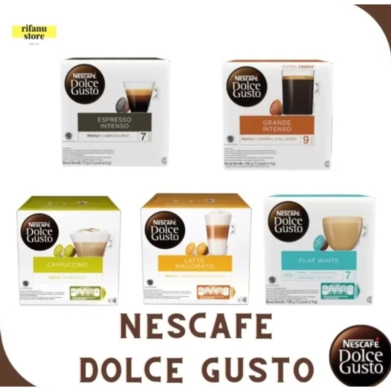 

Nescafe Dolce Gusto Espresso Intenso Cappuccino 1 Box isi 12 Kapsul