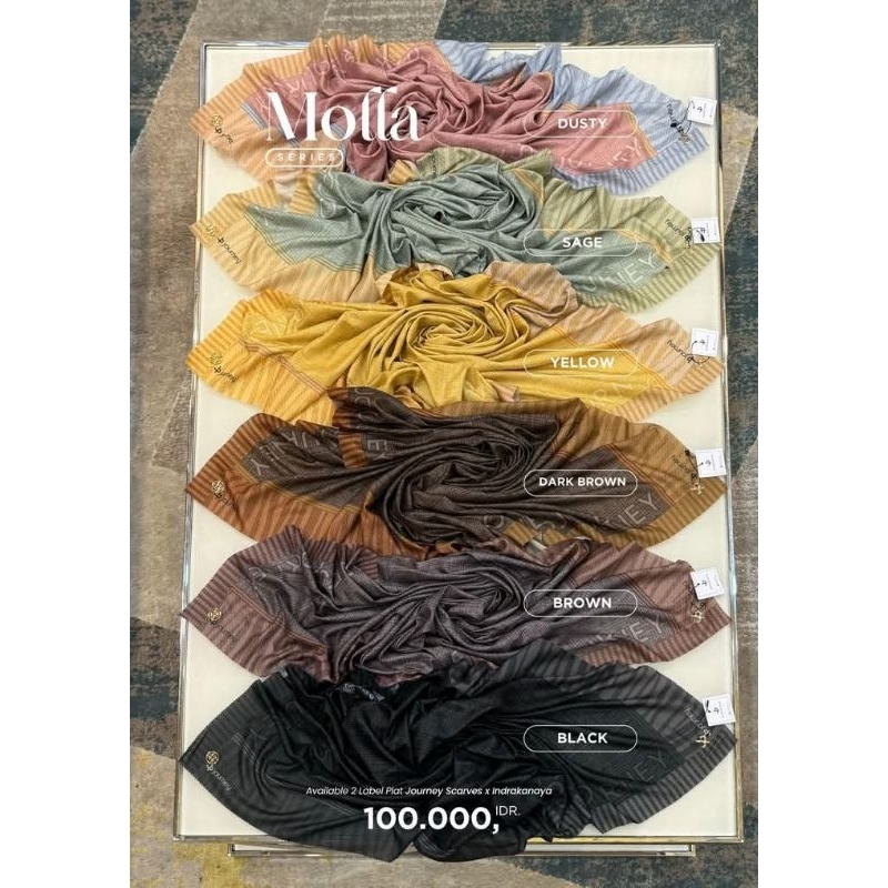 MOLLA SERIES BY JOURNEY SCARVES | SEGIEMPAT PREMIUM JOURNEY