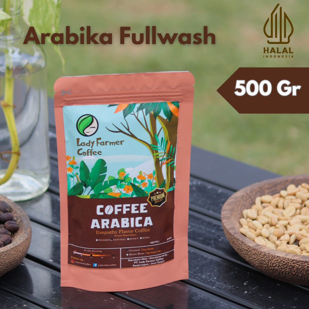 

KOPI ARABIKA JAWA PROSES FULLWASH GRADE 1/BERAT 500 GR /KOPI BUBUK ENAK DIJAMIN MANTAP