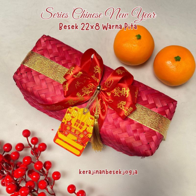 

SPESIAL IMLEK | BESEK 22X8 WARNA PITA FREE HANGTAG| besek panjang besek jogja besekan besek murah besek pita hampers imlek cny chinese new year