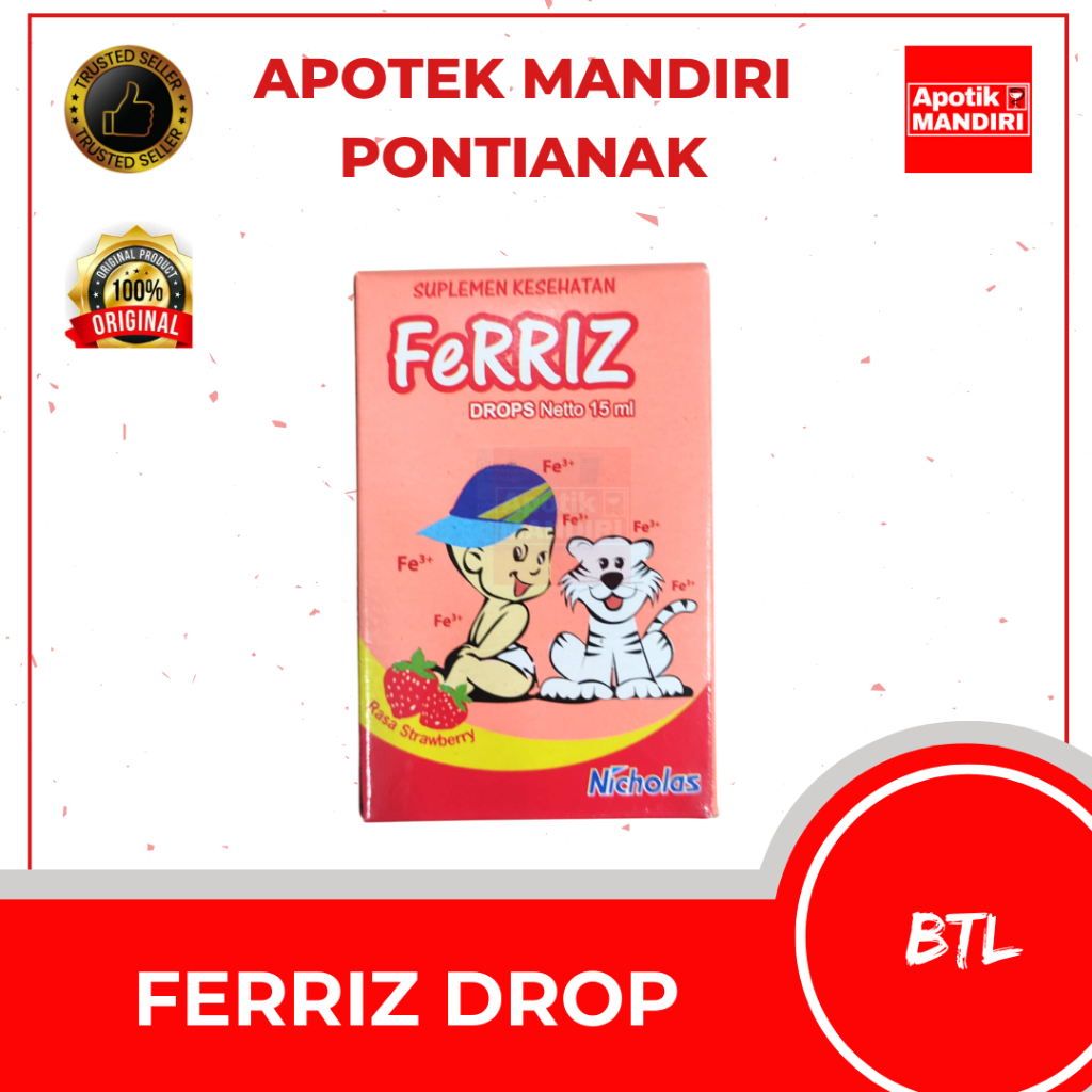 FERRIZ DROP - Suplemen Makanan dan Zat Besi