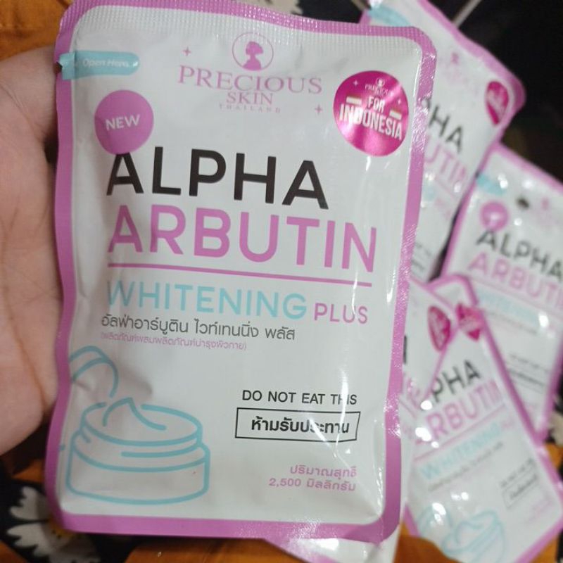 ALPHA ARBUTIN WHITENING PLUS | KAPSUL PEMUTIH BPOM