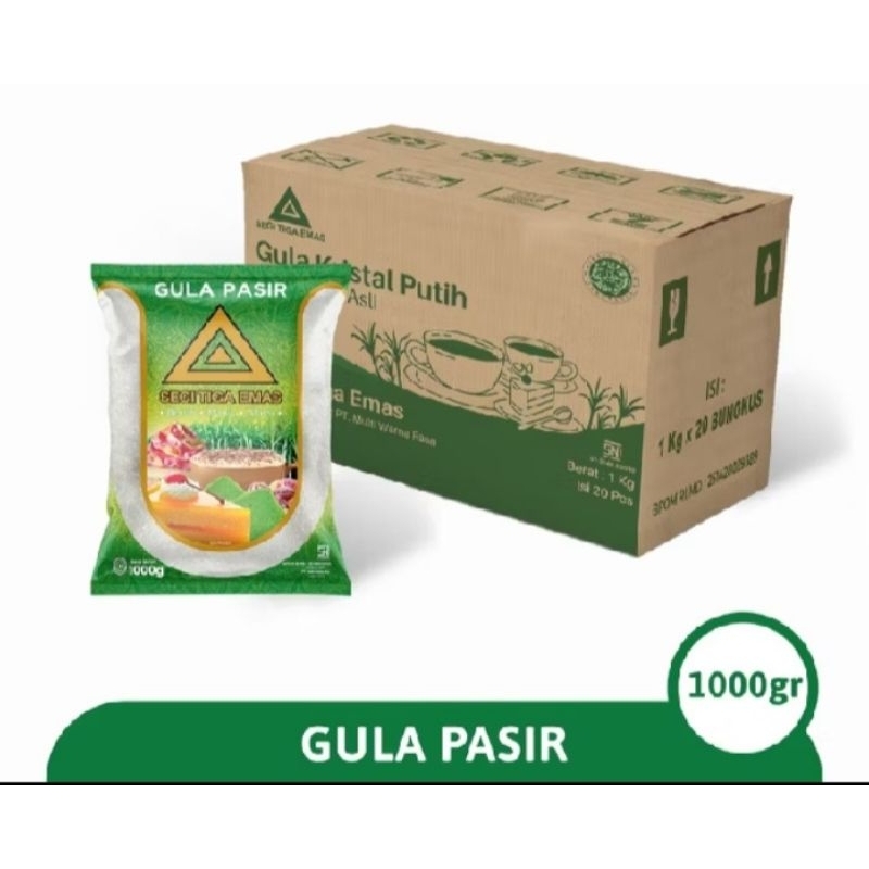 

GULA SEGITIGA EMAS 1 KG BERAT 10KG