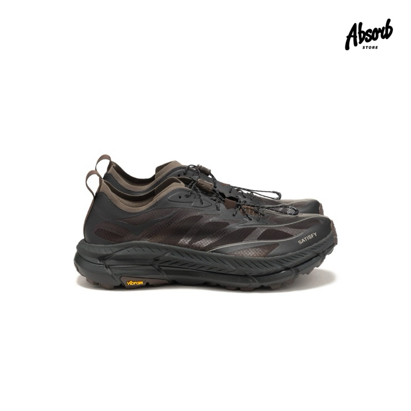 Hoka Mafate Speed 4 Lite x Satisfy Running (Coffee)