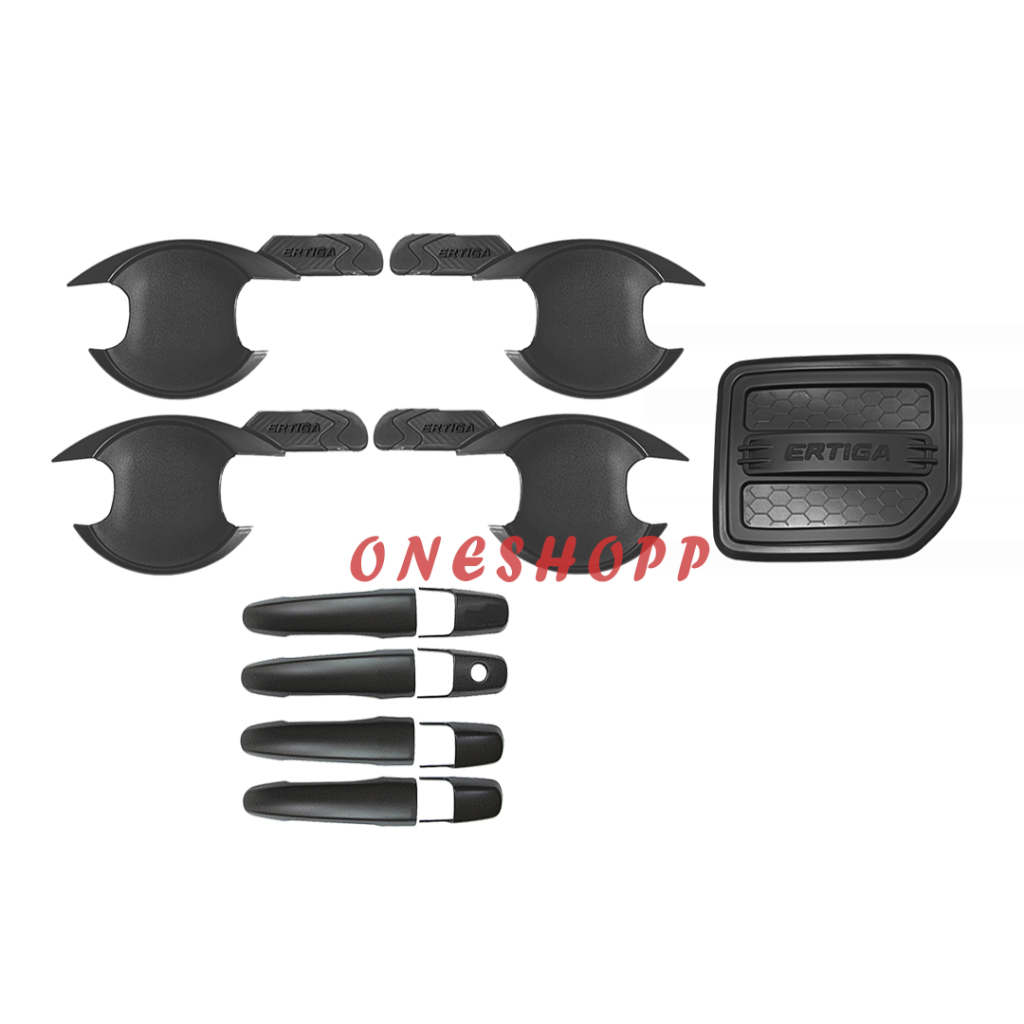 PAKET OUTHER HANDLE TANK COVER ERTIGA LAMA BLACK