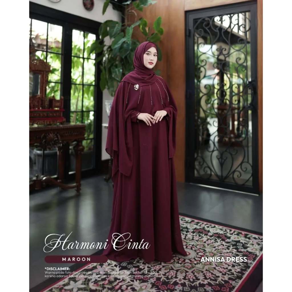 New Promo Abaya Viral Abaya Anissa Bahan Ceruty Babydoll - Abaya Remaja Aesthetic - Abaya Santri Pon