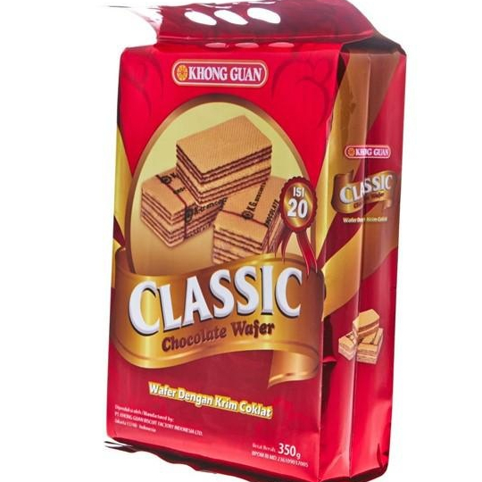 

KHONG GUAN CLASSIC 350g/ WAFER CHOCOLATE/ KHONG GUAN WAFER