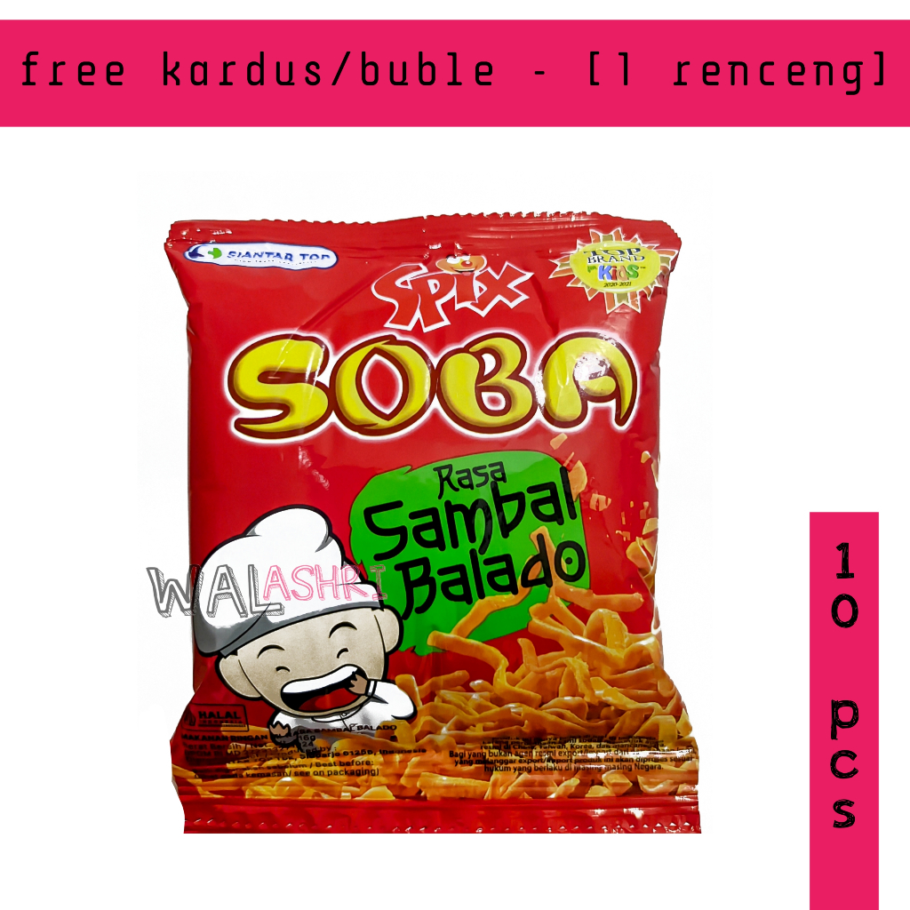 

Spix soba renceng isi 10 pcs