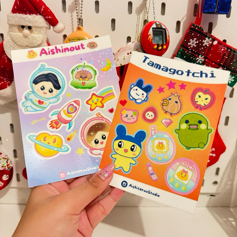 

sticker sheet |tamagotchi ver | aishinout ver