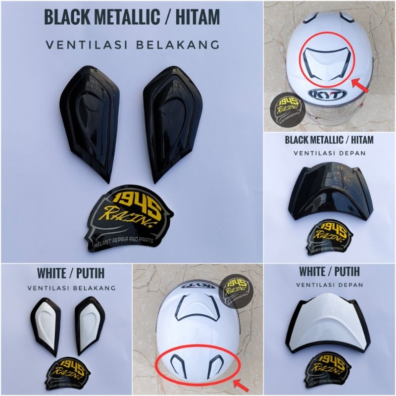 Ventilasi KYT KYOTO ORIGINAL KYT 100% / Vent kyt KYOTO / VENTILASI DEPAN KYOTO / VENTILASI BELAKANG 