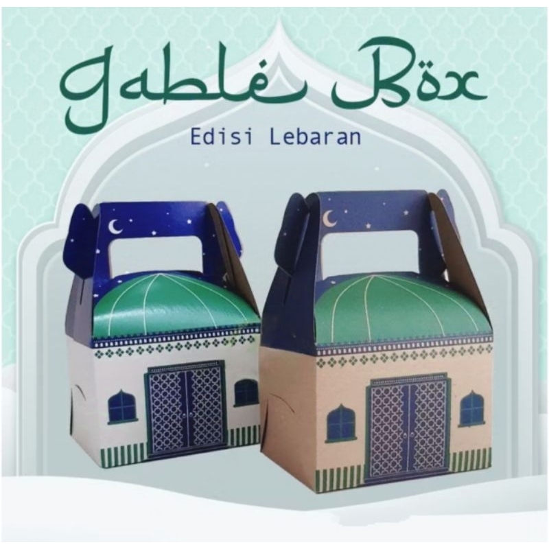 

( 20 pcs ) box hampers / gable box lebaran hari raya idul fitri