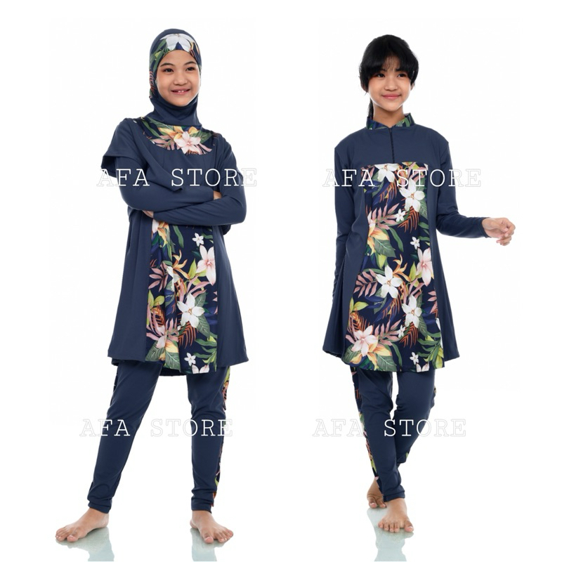 Baju Renang muslim anak balita SD remaja perempuan Baju renang muslim anak perempuan muslima air ola