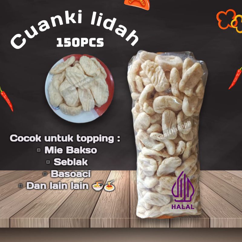 

CUANKI LIDAH ISI 150Pcs Renyah Lezzat Dan Nikmat