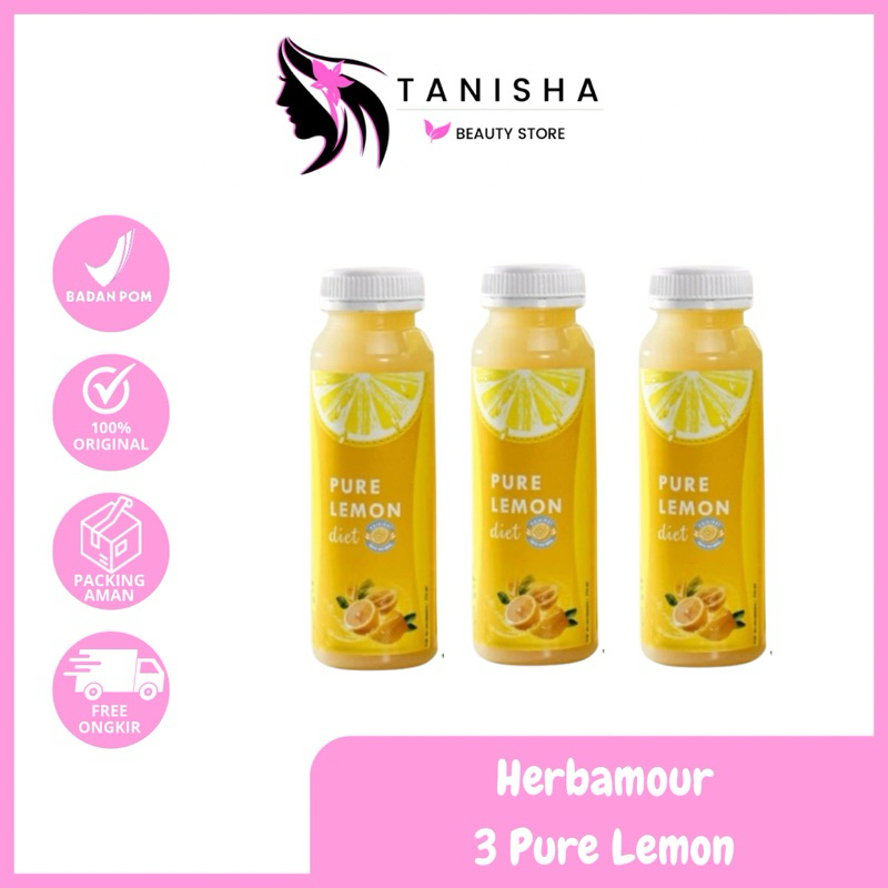 

3 PCS Pure Lemon Sari Lemon Diet Herbamour Herbalov