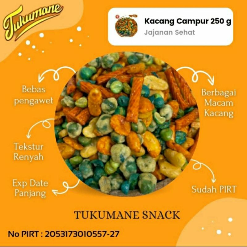 

kacang koro mix jaipong kacang campur 1kg