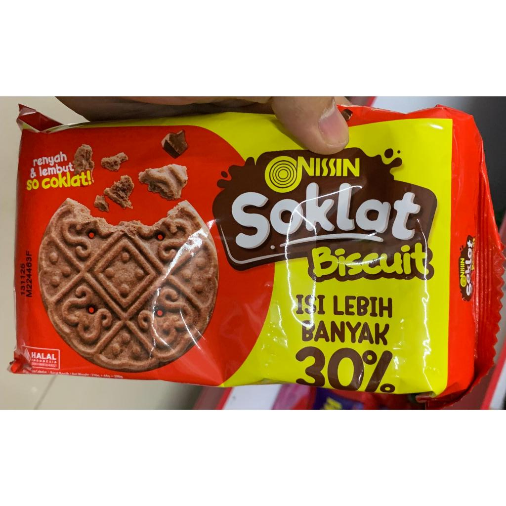 

Nissin Soklat Biskuit kemasan 280 gr