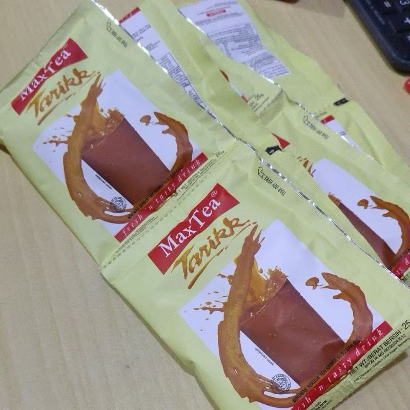 

(1RENTENG) MAX TEA TARIK 25 GRAM/ MAX TEA SACHET/RENCENG