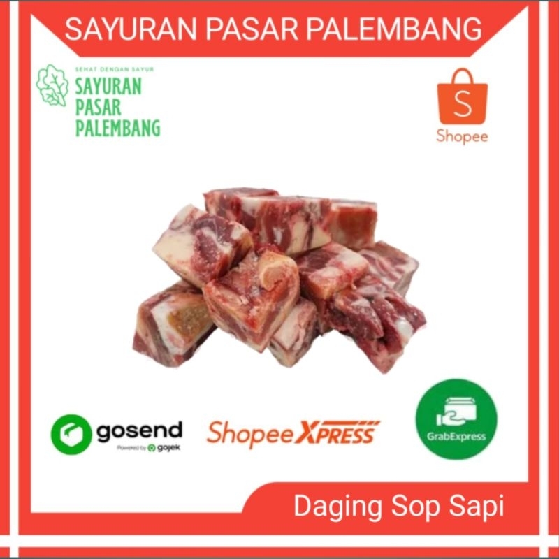 

Daging Sop Sapi - Sayuran Pasar Palembang