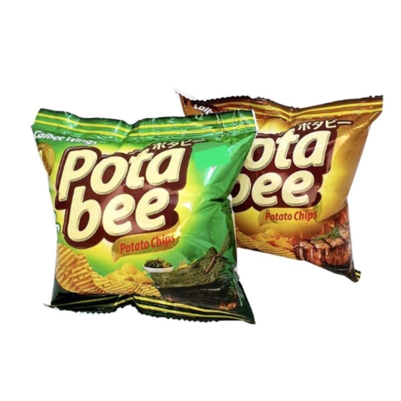 

Potabee Snack Kentang 15gr - Pota bee Sapi Panggang BBQ Rumput Laut