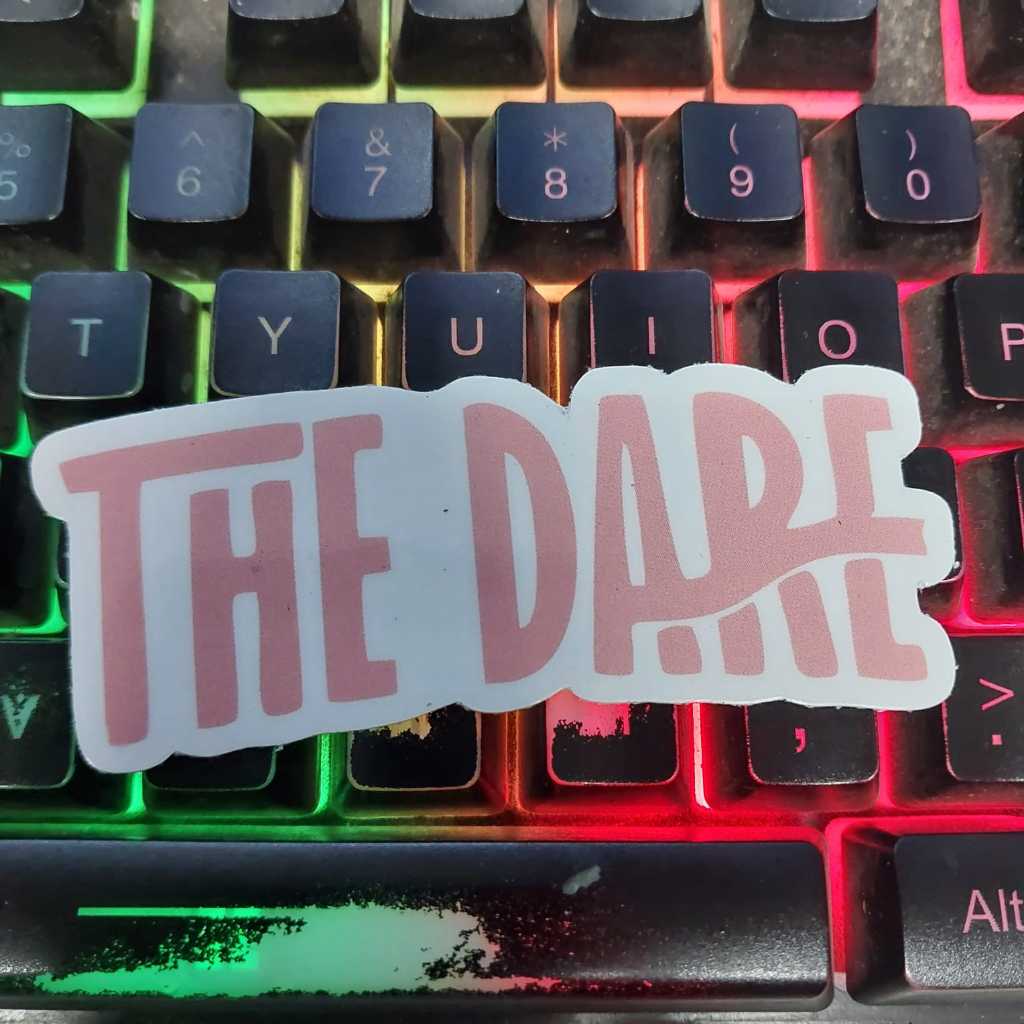 

STICKER THE DARE / STIKER Vinyl Satuan Band Indie - hp laptop helm anti air