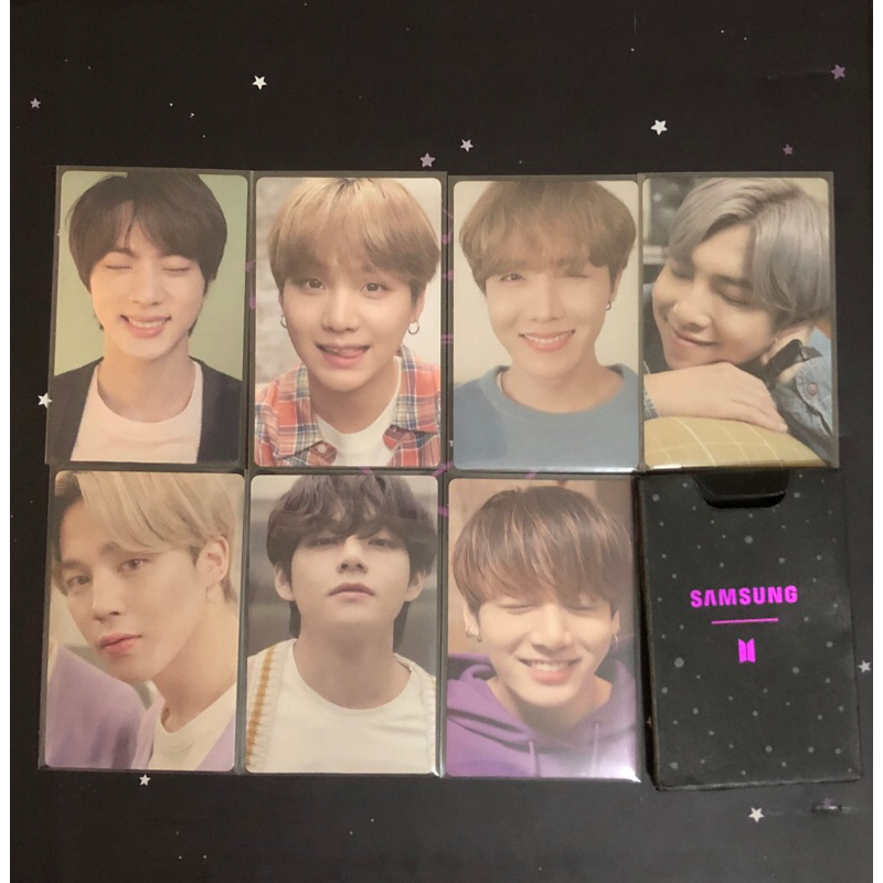 BTS OFFICIAL SAMSUNG PHOTOCARD