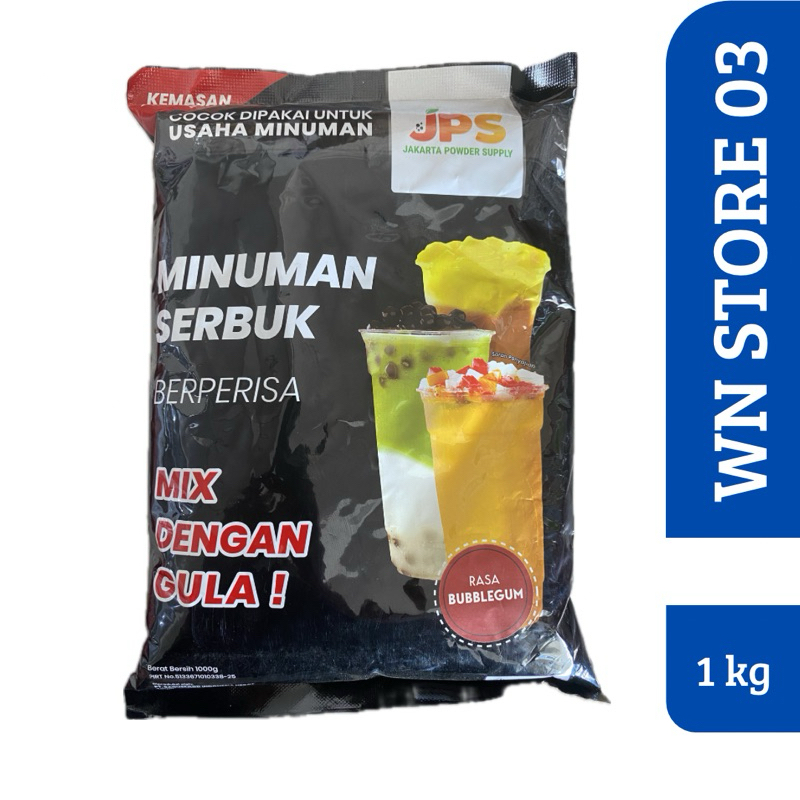

JPS SERBUK BUBUK MINUMAN RASA BUBBLEGUM 1kg