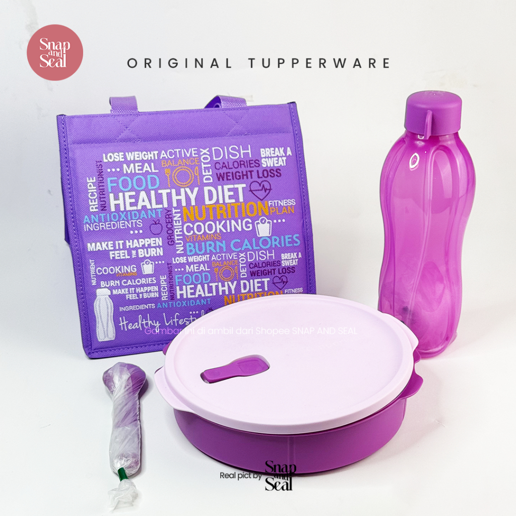 Tupperware FIT TO GO LIFESTYLE WITH GIFT – PURPLE
