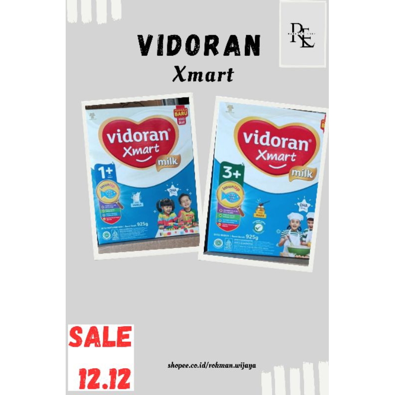 

Promo susu Murah ! Vidorant Xmart 1+/3+/5+/ berat 700gr & 925gr