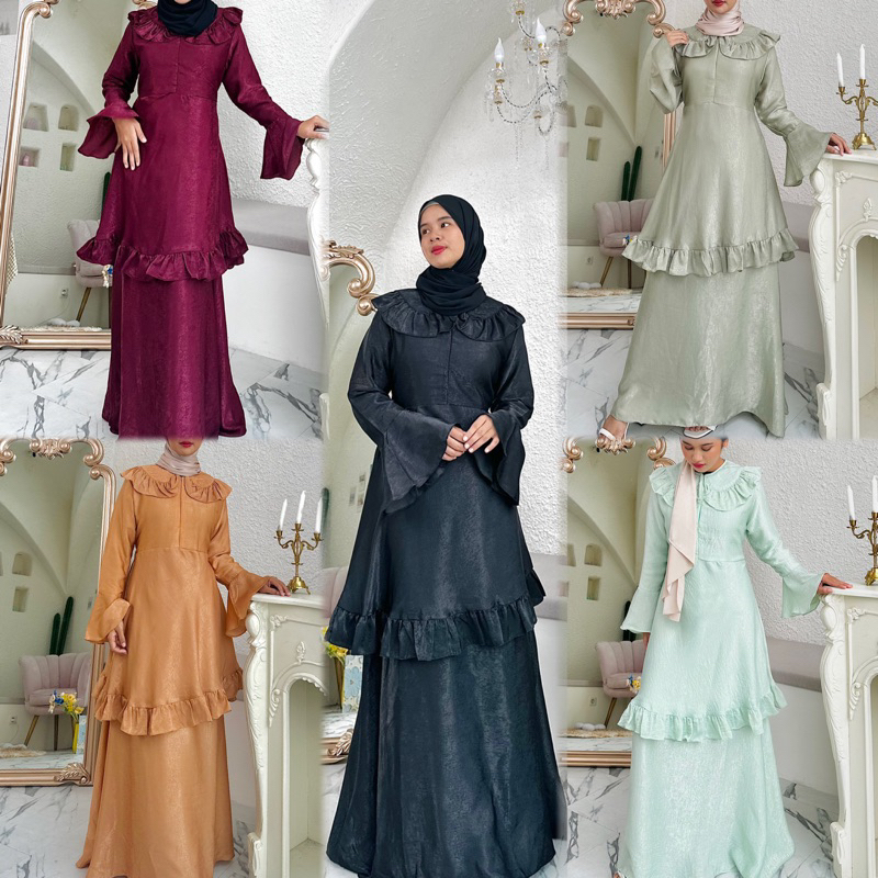 renaa dress silk hijab kondangan