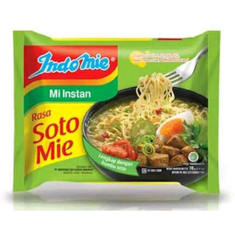

MI INSTAN KUAH INDOMIE RASA SOTO MIE 70GR