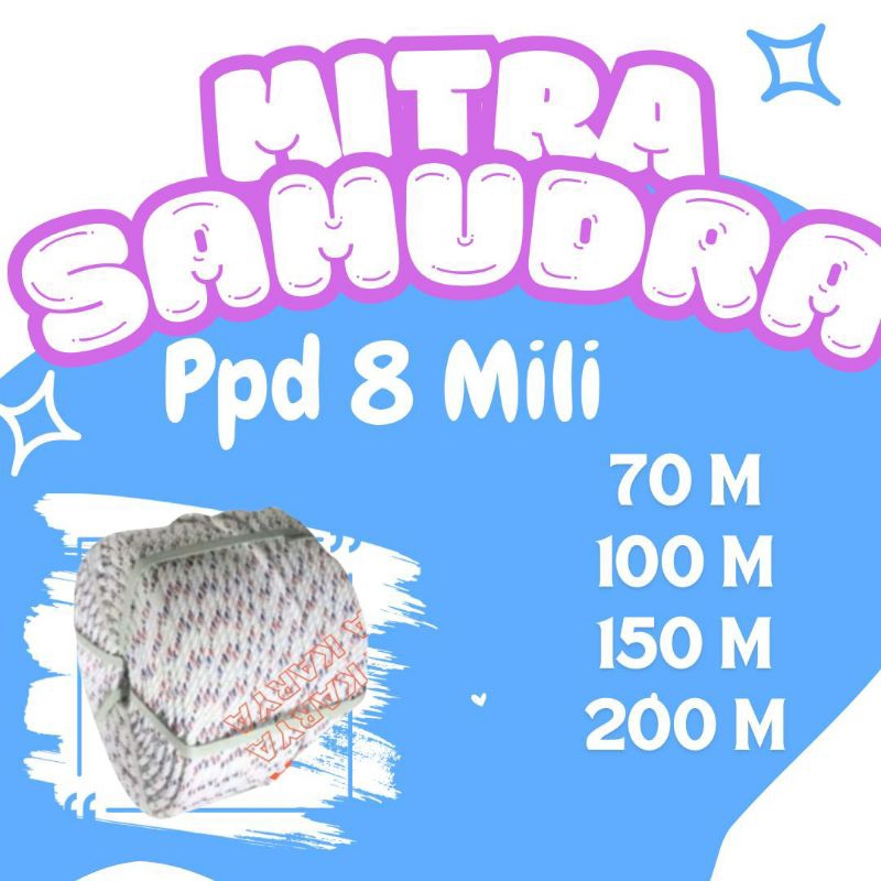 

TALI TAMBANG PPD 8 MILI 1 ROLL 220 METER / TALI TAMBANG PPD 8 MILI 1 ROLL / TALI TAMBANG PPD 8 MILI