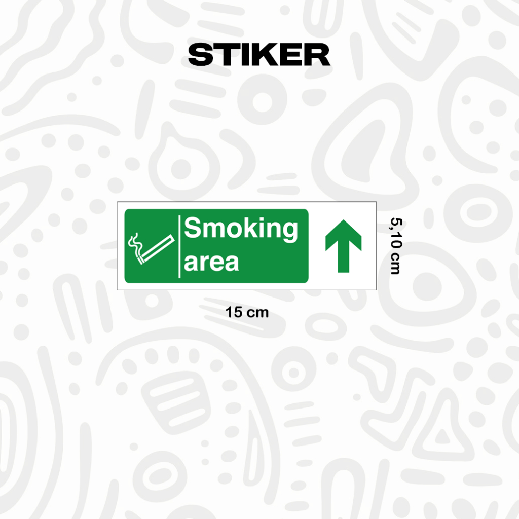 

(BISA COD) STIKER SMOKING AREA / TEMPAT MEROKOK / DILARANG BUANG SAMPAH / STIKER DILARANG MEROKOK / STIKER SMOKING AREA / STIKER PERINGATAN / STIKER WARNING / STIKER QR / CETAK STIKER