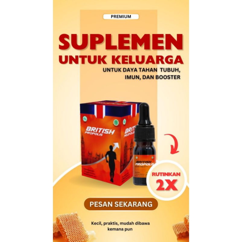 british propolis reguler/british propolis/british propolis dewasa original